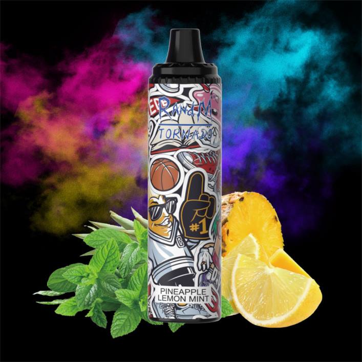 Fumot RandM Vape | RandM Tornado 00P2280 6000 Airflow Control Vape Pod Gerät 1St Pina Colada Rum